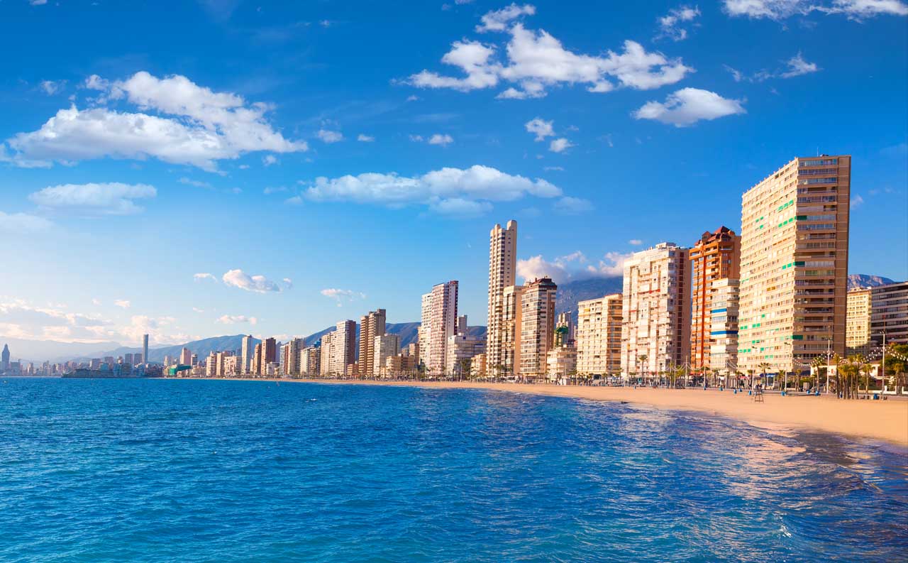 Día soleado en Benidorm